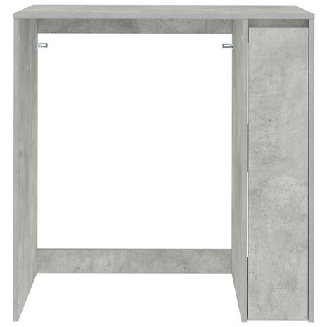 Wasmachinekast Betonkleurig 87 x 60 x 89 cm Bewerkt hout 6