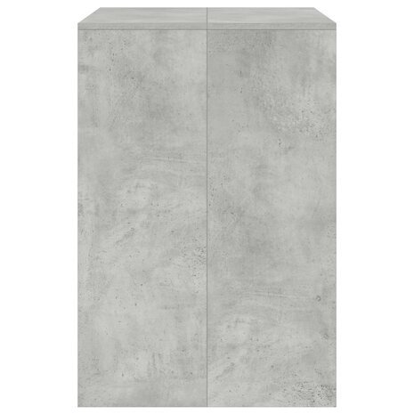 Wasmachinekast Betonkleurig 87 x 60 x 89 cm Bewerkt hout 7