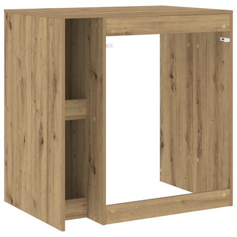 Wasmachinekast Artisan Eiken 87 x 60 x 89 cm Bewerkt hout 8