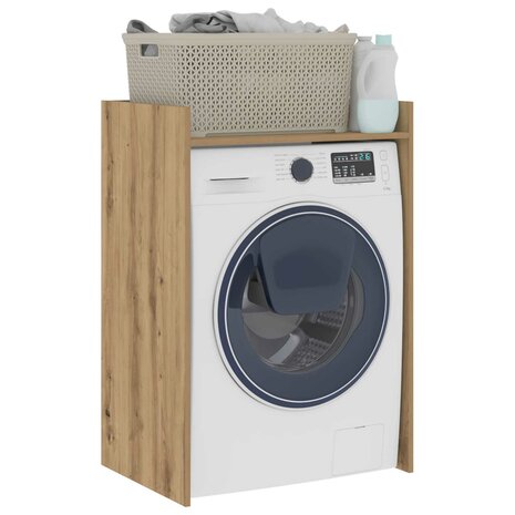 Wasmachinekast met opslag Ambachtelijk eiken 67,5 x 48 x 97 cm 3