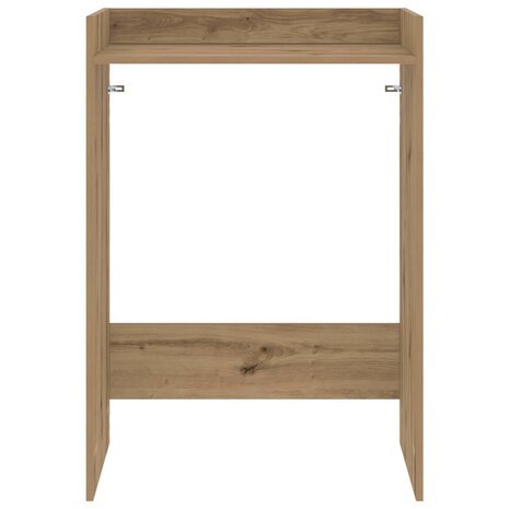 Wasmachinekast met opslag Ambachtelijk eiken 67,5 x 48 x 97 cm 5