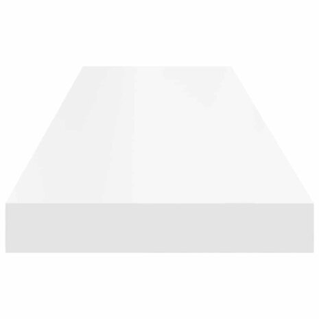 Wandschap zwevend 90x23,5x3,8 cm MDF wit 7
