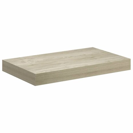 Wandschap zwevend 40x23,5x3,8 cm MDF eikenkleurig 2