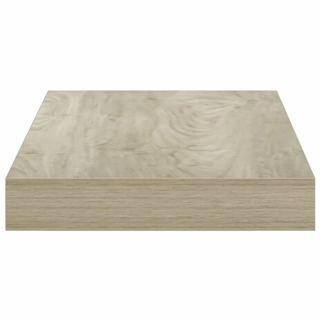 Wandschap zwevend 40x23,5x3,8 cm MDF eikenkleurig 7
