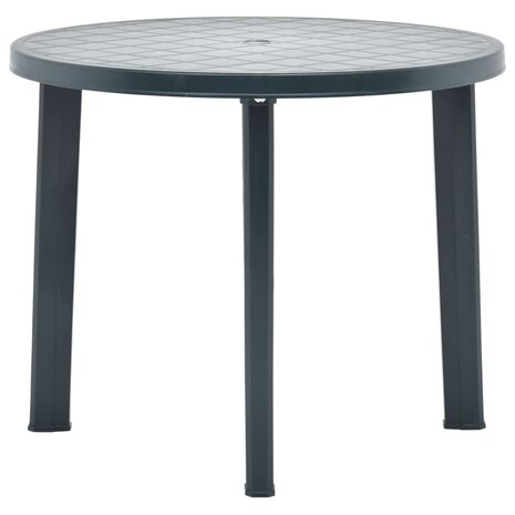Tuintafel 89 cm kunststof groen 1