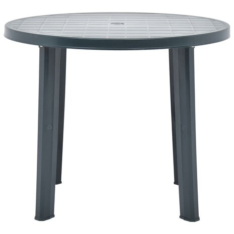 Tuintafel 89 cm kunststof groen 2