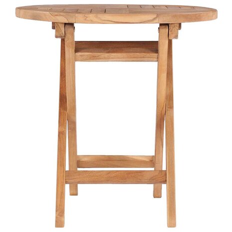 Tuintafel inklapbaar 45 cm massief teakhout 2