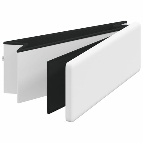 Opbergbank inklapbaar PVC wit 9