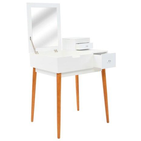 Kaptafel met spiegel 60x50x86 cm MDF 1