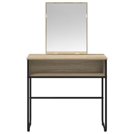 Kaptafel Sonoma Eiken 81 x 40 x 131 cm Bewerkt hout 4