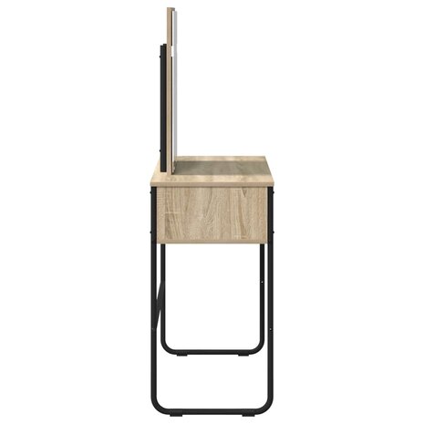 Kaptafel Sonoma Eiken 81 x 40 x 131 cm Bewerkt hout 5