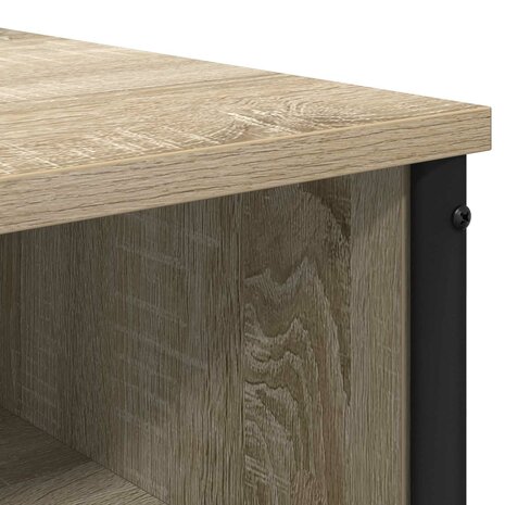 Kaptafel Sonoma Eiken 81 x 40 x 131 cm Bewerkt hout 7