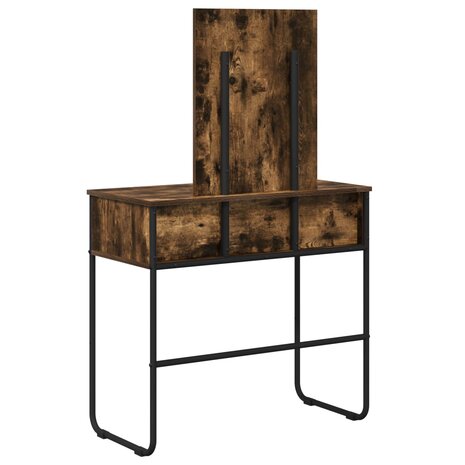 Kaptafel Gerookt eiken 81 x 40 x 131 cm Bewerkt hout 6