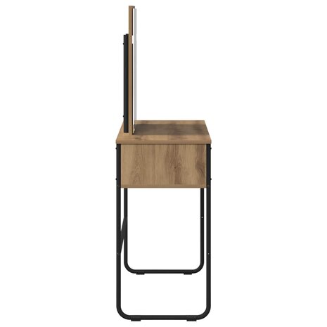 Kaptafel Artisanaal eiken 81 x 40 x 131 cm Bewerkt hout 5