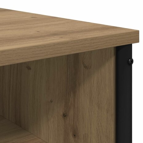 Kaptafel Artisanaal eiken 81 x 40 x 131 cm Bewerkt hout 7