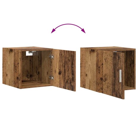 Wandkast Oud hout 40 x 42,5 x 40 cm PB 7