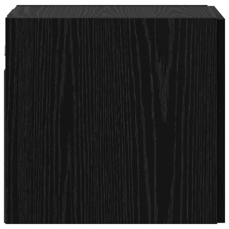 Wandkast Zwart eiken 40 x 42,5 x 40 cm Bewerkt hout 3