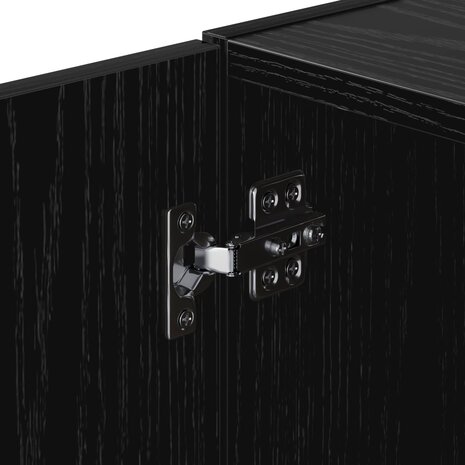 Wandkast Zwart eiken 40 x 42,5 x 40 cm Bewerkt hout 6