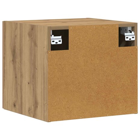 Wandkast Artisanaal eiken 45 x 42,5 x 40 cm Bewerkt hout 4