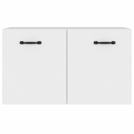 Wandkast 60x36,5x35 cm bewerkt hout wit 3