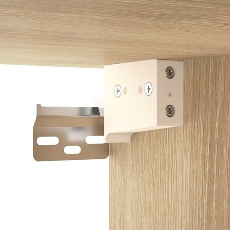 Wandkast 60x36,5x35 cm bewerkt hout sonoma eikenkleurig 6