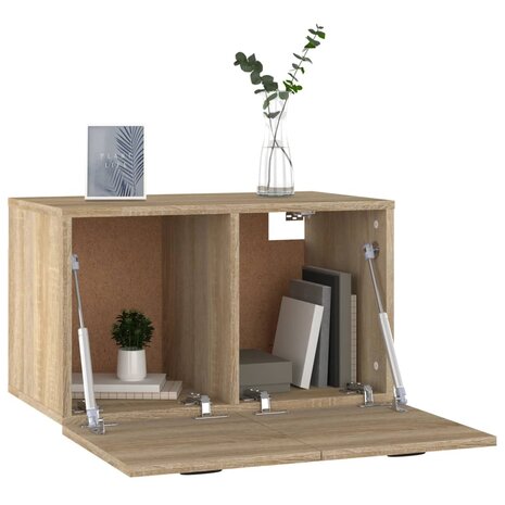 Wandkast 60x36,5x35 cm bewerkt hout sonoma eikenkleurig 8