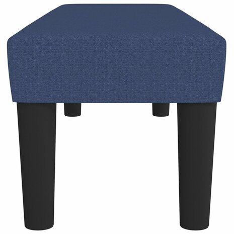 Bankje 100x30x30 cm stof blauw 4
