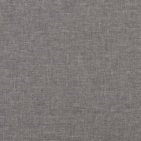 Bankje 70x35x41 cm stof lichtgrijs 6