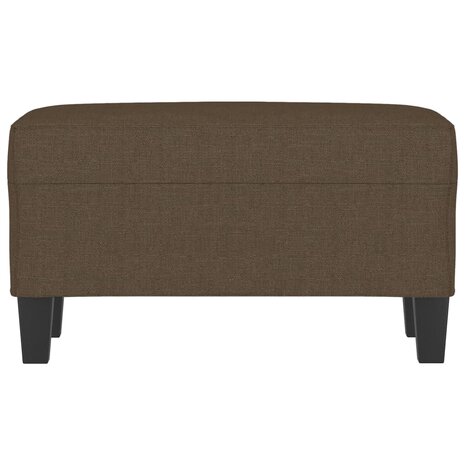 Bankje 70x35x41 cm stof bruin 3