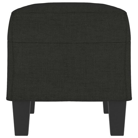 Bankje 70x35x41 cm stof zwart 4