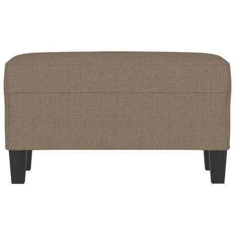 Bankje 70x35x41 cm stof taupe 3