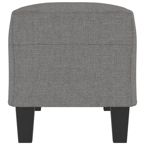 Bankje 100x35x41 cm stof donkergrijs 4