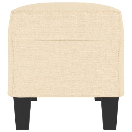 Bankje 100x35x41 cm stof cr&egrave;mekleurig 4