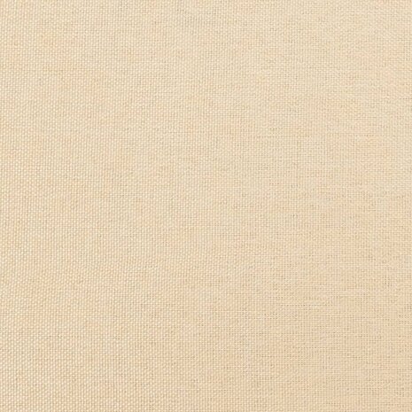 Bankje 100x35x41 cm stof cr&egrave;mekleurig 6