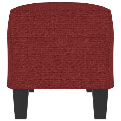 Bankje 100x35x41 cm stof wijnrood 4