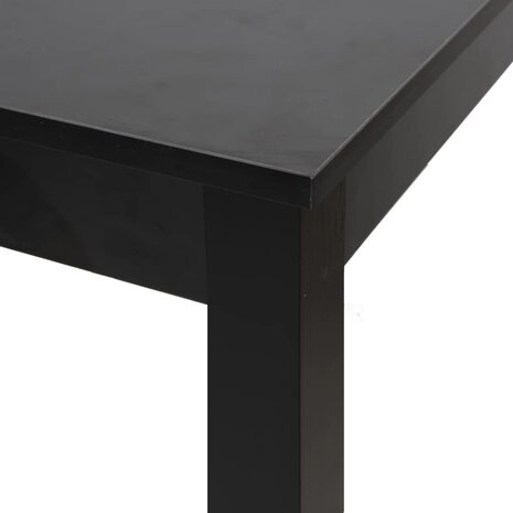 Bartafel 55x55x107 cm MDF zwart 4