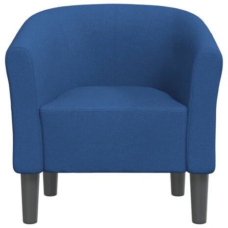 Kuipstoel stof blauw 3