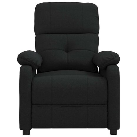 Massagestoel stof zwart 3