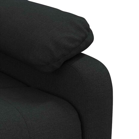 Massagestoel stof zwart 8