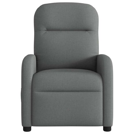 Massagestoel Donkergrijze Stof 3
