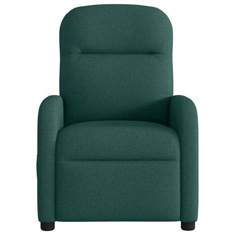 Massagestoel verstelbaar stof donkergroen 3