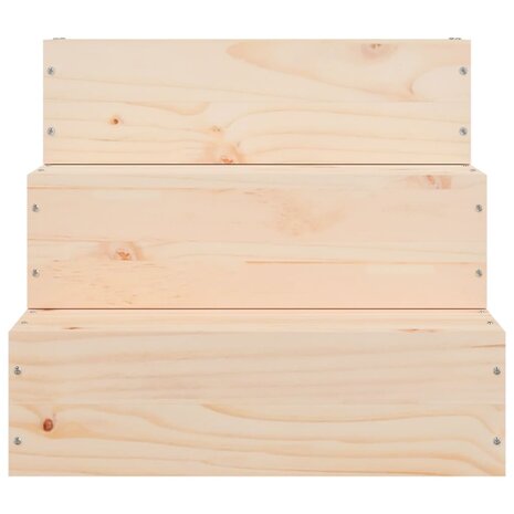 Huisdierentrap 40x37,5x35 cm massief grenenhout 4