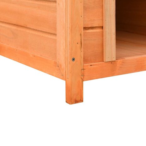 Hondenhok 72x85x82 cm massief grenen- en vurenhout 6