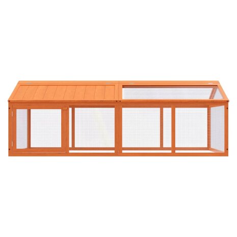Dierenren 200x112,5x74 cm massief grenenhout bruin 3