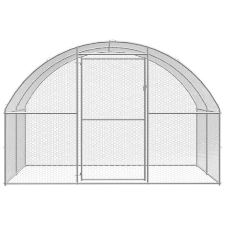 Kippenren 3x20x2 m gegalvaniseerd staal 5