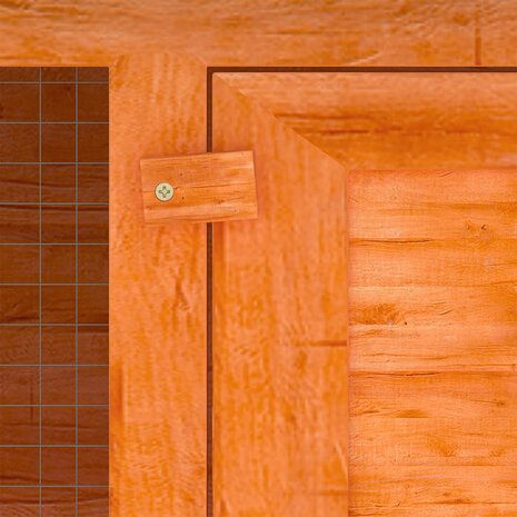 Konijnenhok twee verdiepingen hout 9