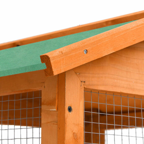 Vogelkooi 68x62x166 cm massief vurenhout 6