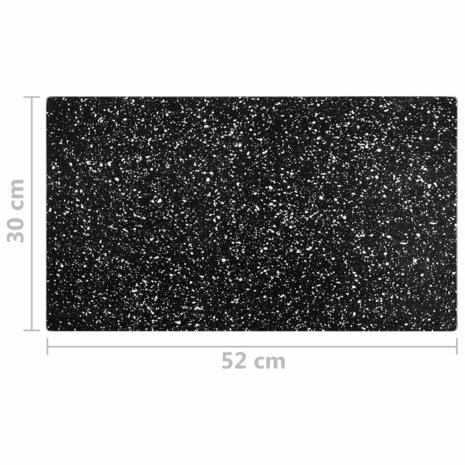 Snijplanken 2 st met granietpatroon gehard glas 5
