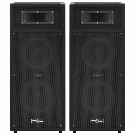 Hifi-podiumluidsprekers 2 st passief professioneel 1000 W zwart 3