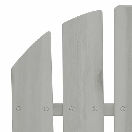 Tuinstoel hout grijs 5